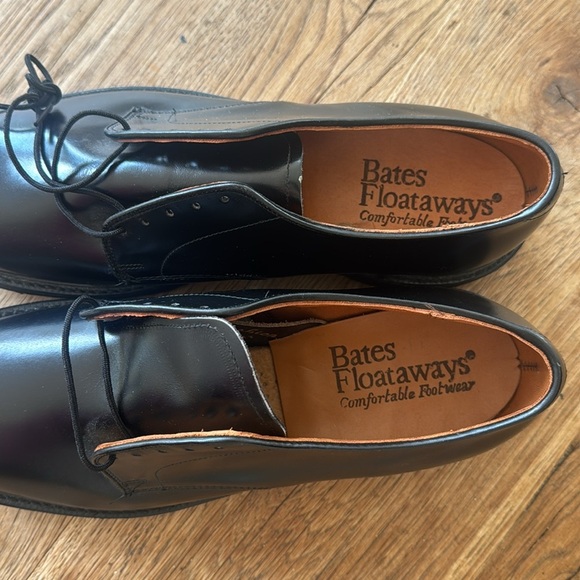Bates Mens Black Shoes NEW size 9.5C - Picture 2 of 4